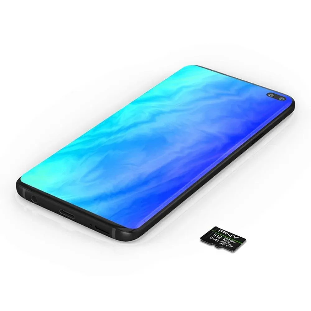 PNY 512GB PRO Elite Prime™ C10 U3 V30 A2 microSDXC Flash Memory Card (G1-1032)